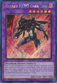 Masked HERO Dark Law (Platinum Secret Rare)