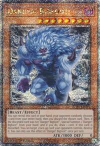 Danger! Bigfoot! (Alternate Art) (Quarter Century Secret Rare)