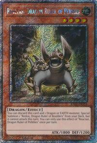 Reactan, Dragon Ruler of Pebbles (Platinum Secret Rare)